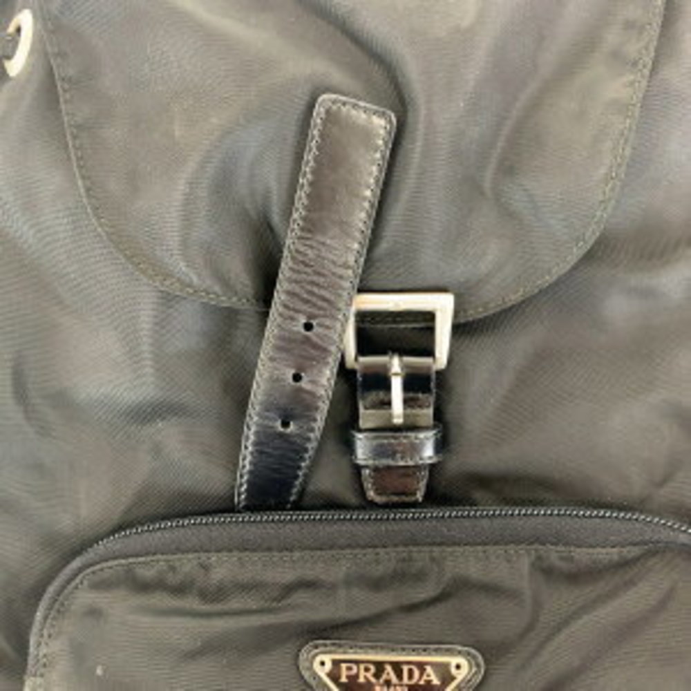 Prada Nylon Backpack Triangular Tessuto Black - image 5